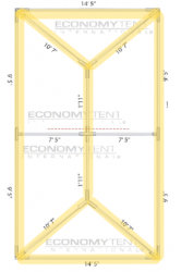 No Preference Bistro Perimeter+ Lighting for 15x20 Tent