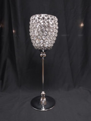 Crystal Ball Candle Holder Stand