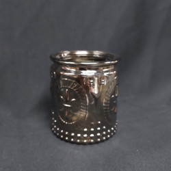Silver Designed Candle Holder