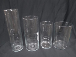 Tall Clear Vase