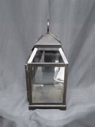Small Wide Steel Lantern