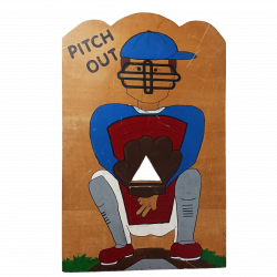 Pitch Out Baseball Catcher