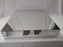 Short Square Mirror Stand