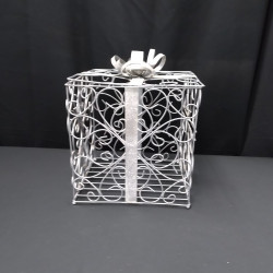White Wire Decor Present