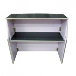 4 ft Portable Bar - Black